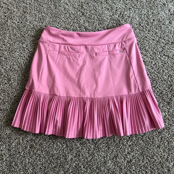 Tail Pink Pleated Tennis Skirt With Built-In Shorts XS Activewear - Picture 3 of 9
